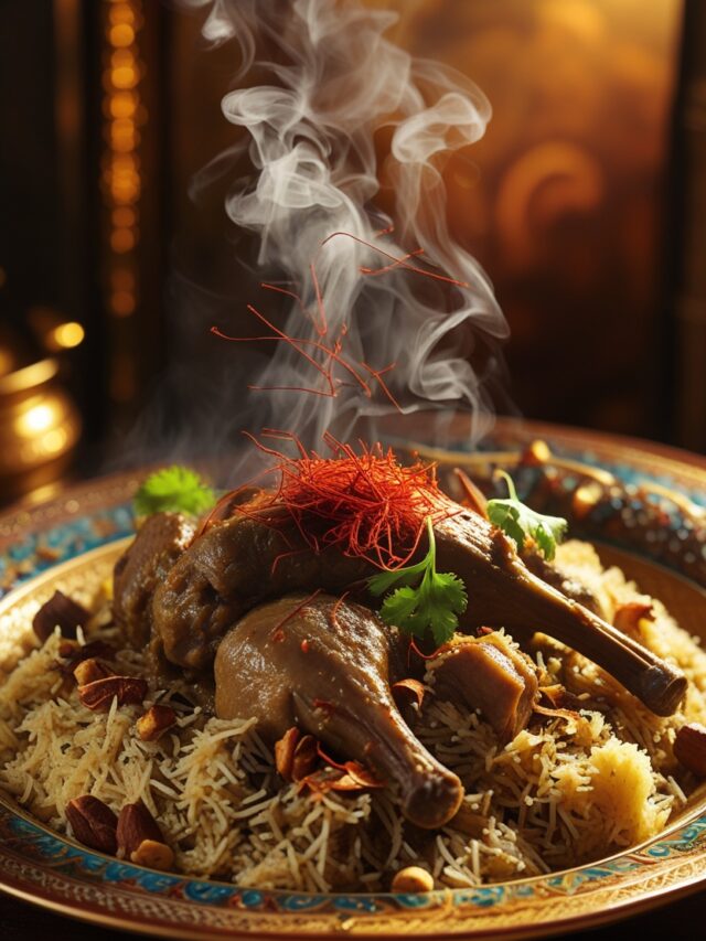 Leonardo_Phoenix_10_A_steaming_hot_plate_of_fragrant_biryani_g_1